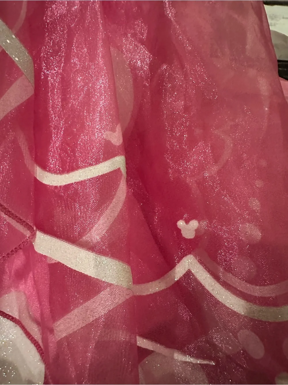 Disney Pink Minnie Mouse Polka Dot Dress with Ears